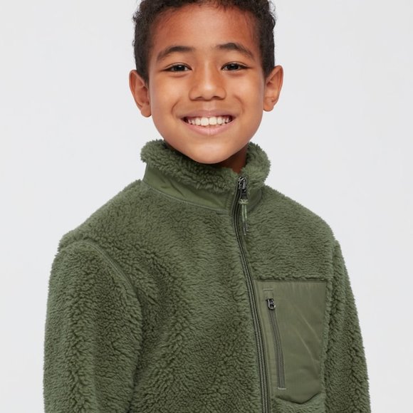 UNIQLO KIDS WINDPROOF FLEECE JACKET - Picture 2 of 4